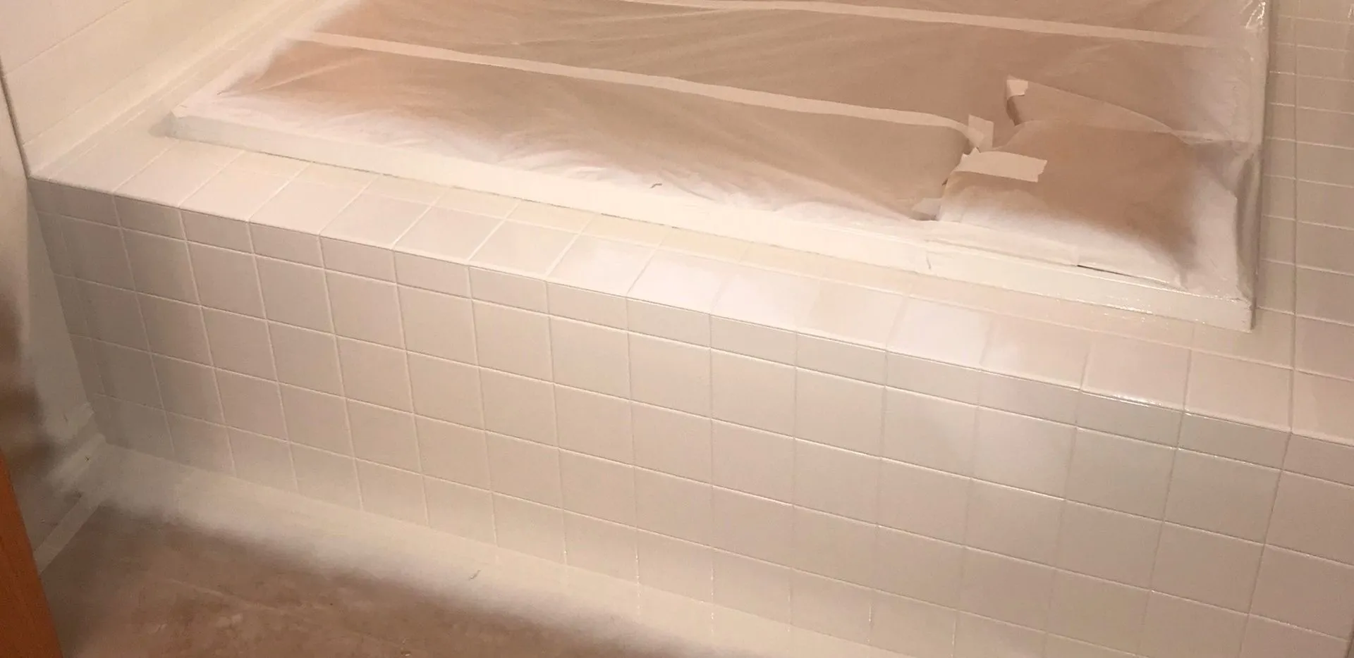 Professional tile refinishing result Chicago area ProTech Recoating