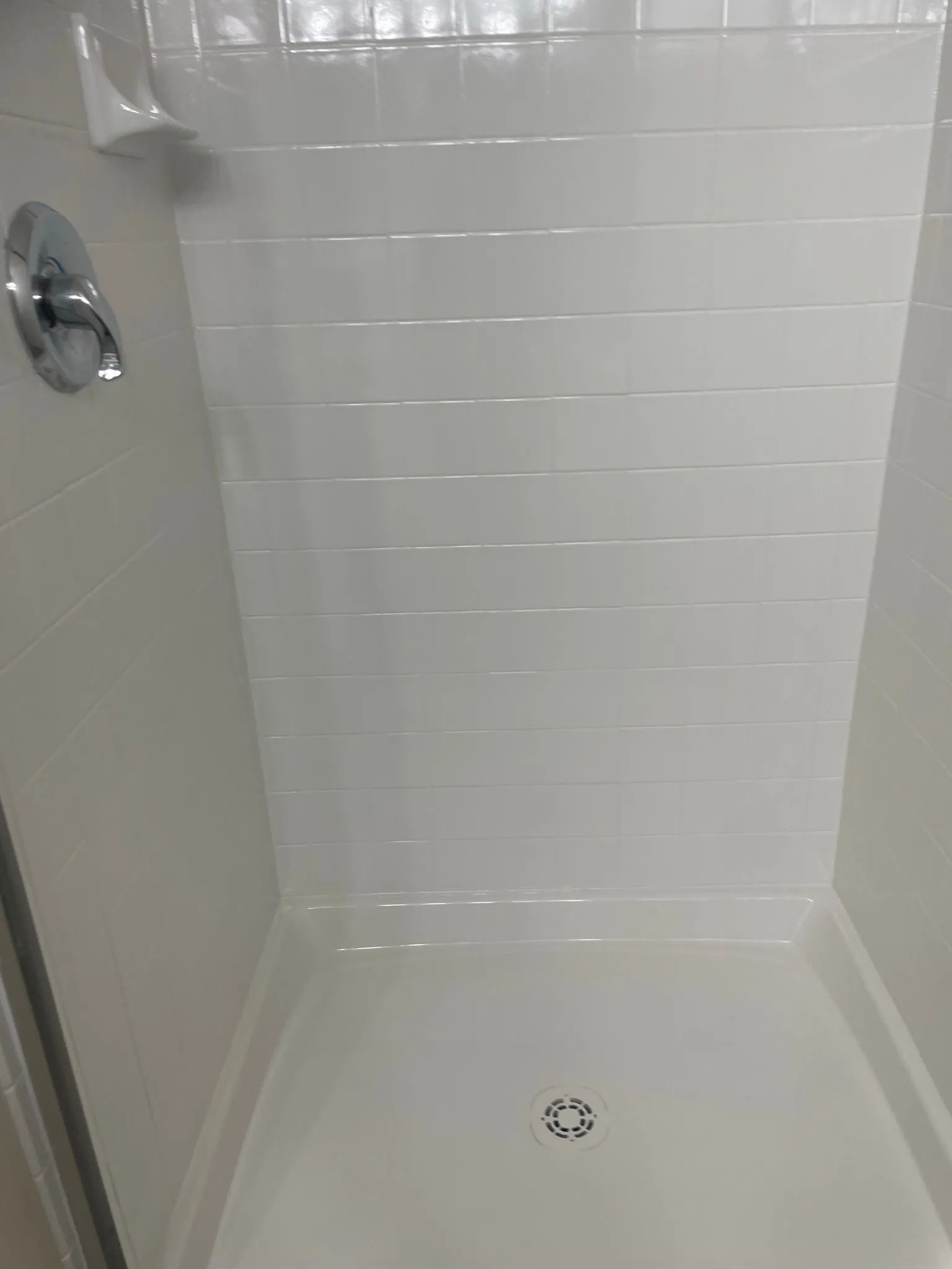 Shower base crack repair and refinishing Chicago ProTech